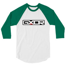 Load image into Gallery viewer, 3/4 sleeve Baseball tee- Black Logo