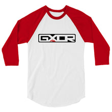 Load image into Gallery viewer, 3/4 sleeve Baseball tee- Black Logo