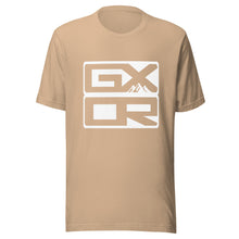 Load image into Gallery viewer, White stacked logo tee