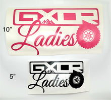 Load image into Gallery viewer, GXOR Ladies Vinyl Decal 10”