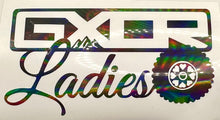 Cargar imagen en el visor de la galería, GXOR Ladies Holographic Vinyl Decal