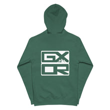 Load image into Gallery viewer, Stacked logo fleece zip up hoodie