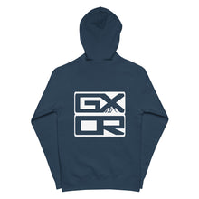 Load image into Gallery viewer, Stacked logo fleece zip up hoodie